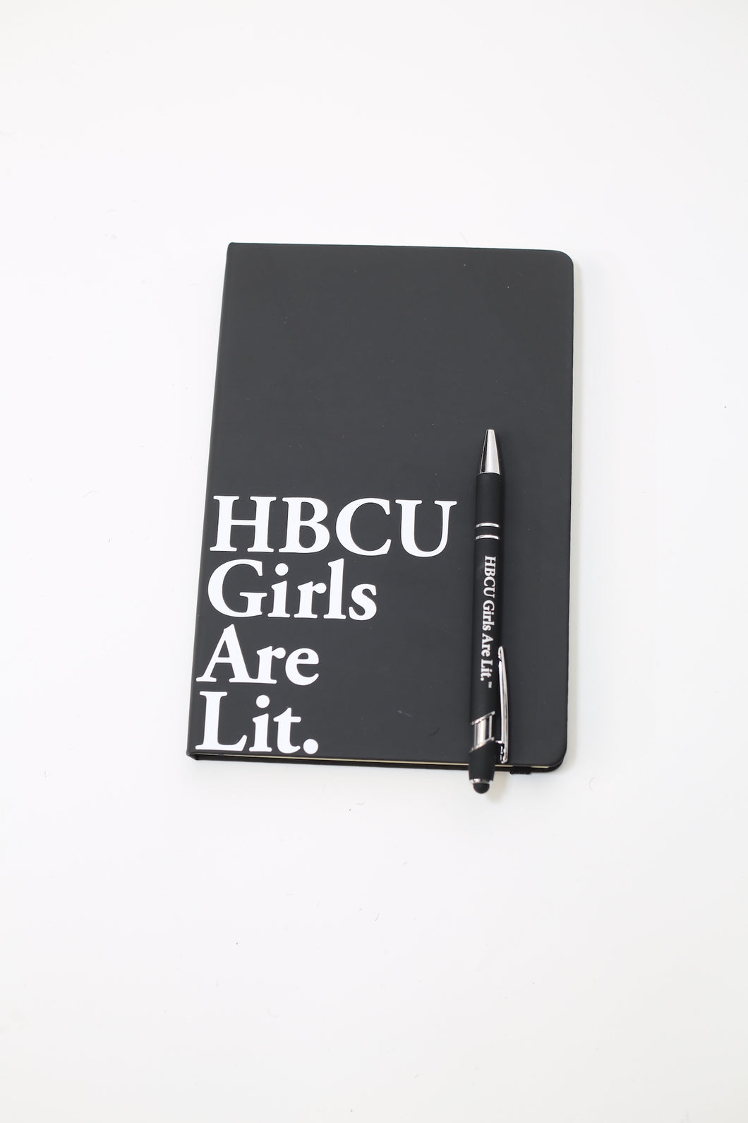 HBCU Girls Are Lit. Journal and Pen